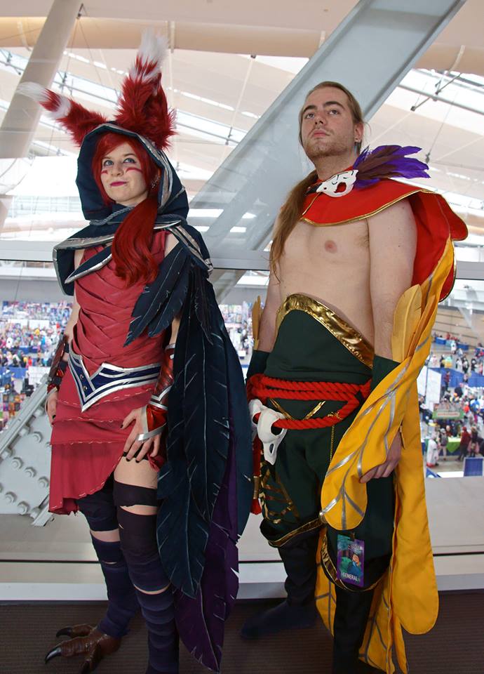 TeamTekko's tweet photo. Congrats to the 1st place winner of our Western Division of the #Tekko2018 cosplay contest! Sol Cyphers cosplayed Xayah from League of Legends! Here's their Instagram so you can check out more:  https://t.co/QIFpRWdzrO https://t.co/YjQwU4dK11