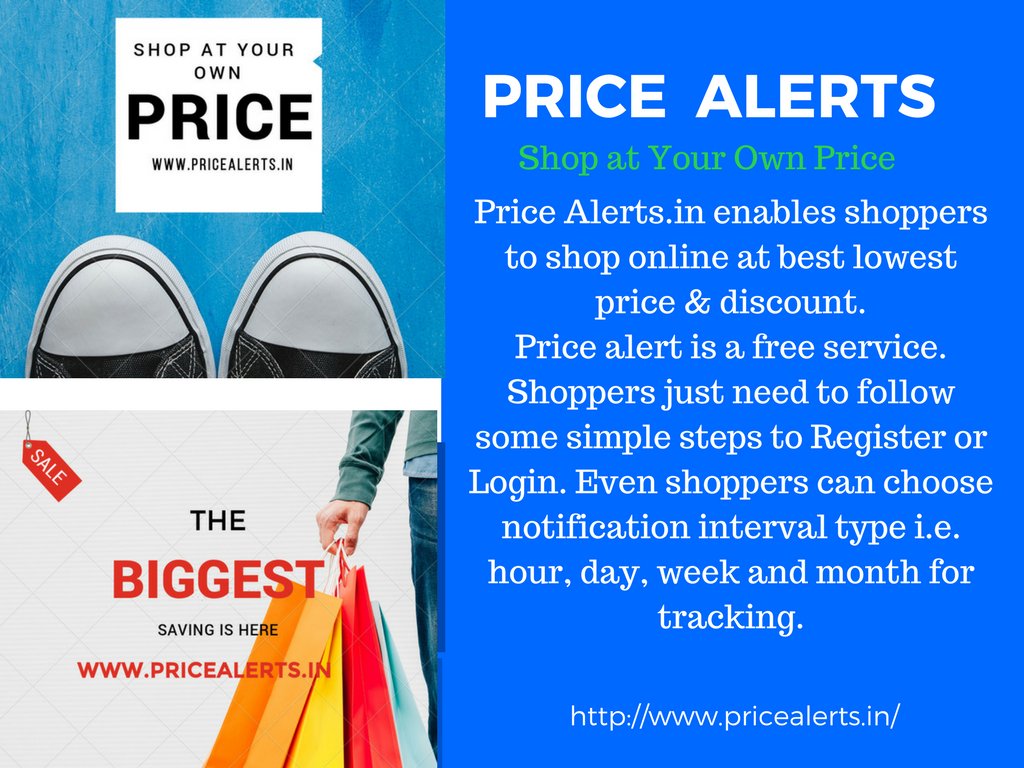 PricealertsIn's tweet photo. Want to #shop unlimited with #savings ?? 
Signup today @ https://t.co/VynwFhXPgv &amp; get #pricedropalerts for #products from all major #shoppingwebsites in India. Track unlimited #products &amp; shop at your own price.  Its all absolutely free... https://t.co/ObDFk40kUR