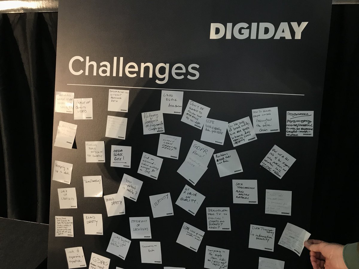 jarekmPL's tweet photo. Po pierwszym dniu #DigidayProgrammatic boje się otworzyć lodówkę aby z niej nie wyskoczył GDPR.
Zdecydowanie temat nr 1. Nr 2:brand safety. https://t.co/JFSfixrcJp