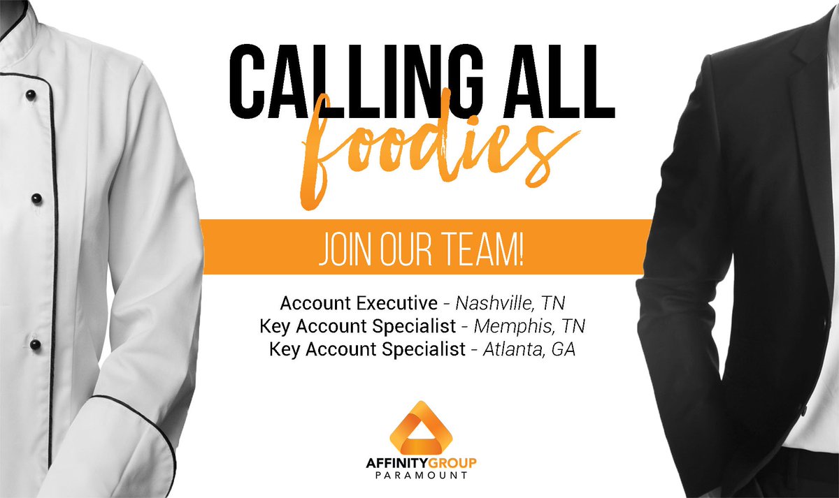 AGParamount's tweet photo. More opportunities available with Affinity Group Paramount! Check out our openings and head to https://t.co/r4alT13Syl to send us your resume! https://t.co/OylZTEwTfH