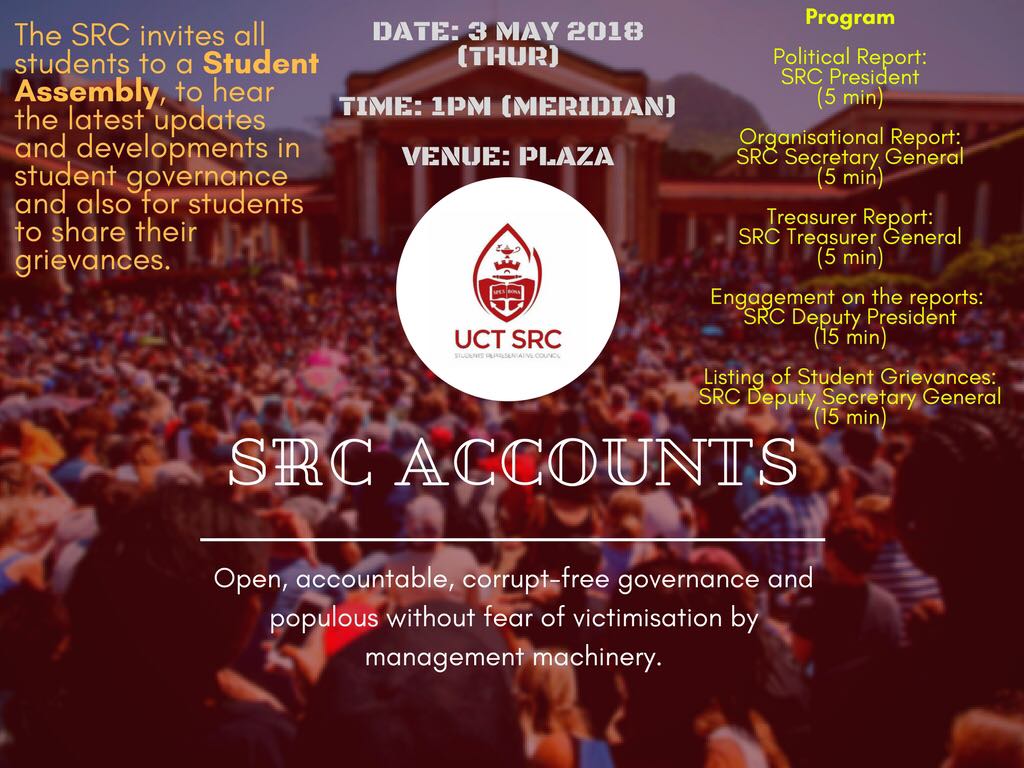 UCTReport's tweet image. 