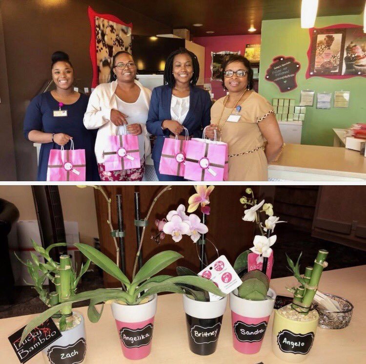 OACTN's tweet photo. Our admin staff treats us good everyday ... so we had to treat them EXTRA good for #adminstrativeProfessionalDay #teamOAC https://t.co/QqWJAGXPdS