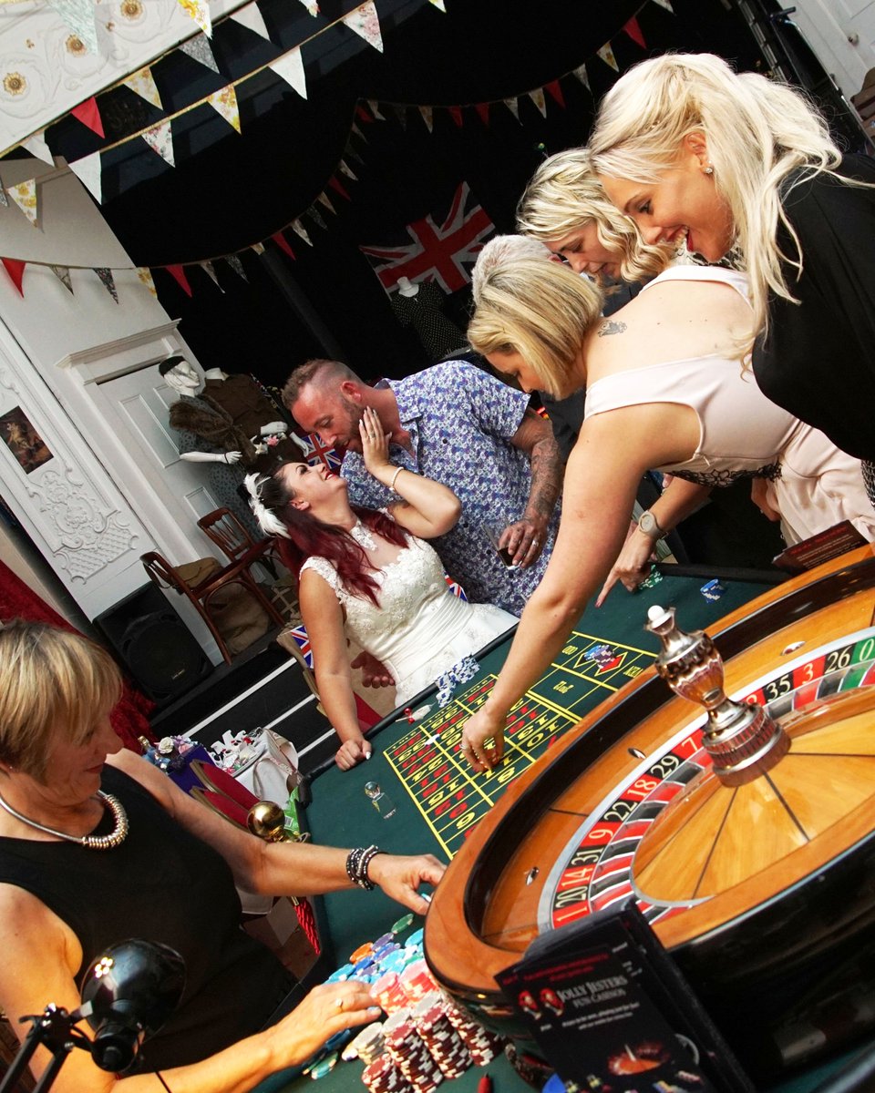 jollyjesters77's tweet photo. That little something different for your #WeddingEntertainment with our mobile #FunCasino hire.  Absolutely no risk, #Prizes only  https://t.co/pAr4bwLRU6 #WW #WeddingCasino #Weddings #EventPros #CasinoWedding #Hampshire #SouthCoast https://t.co/D8VvcmSgy5