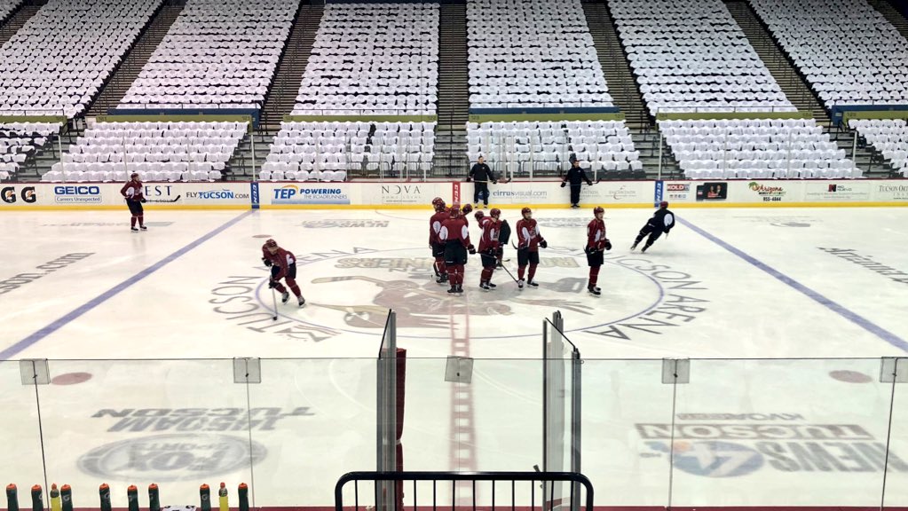 RoadrunnersAHL's tweet photo. “It’s going to be a spirited battle, and I think we’re ready.” #ItsPlayoffTime 

More 📝: https://t.co/wTiG4UvIRV https://t.co/EMQAHJEOQI
