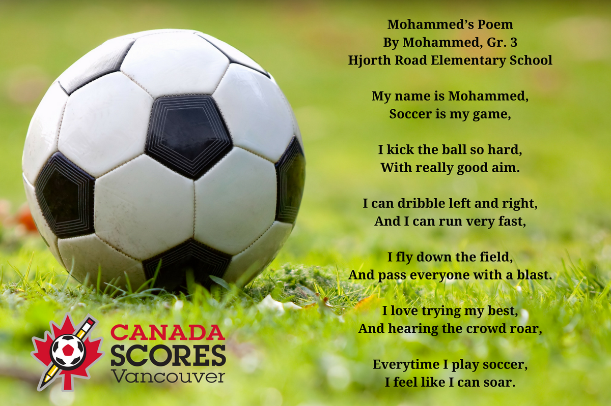 Poem About Soccer - Bilscreen