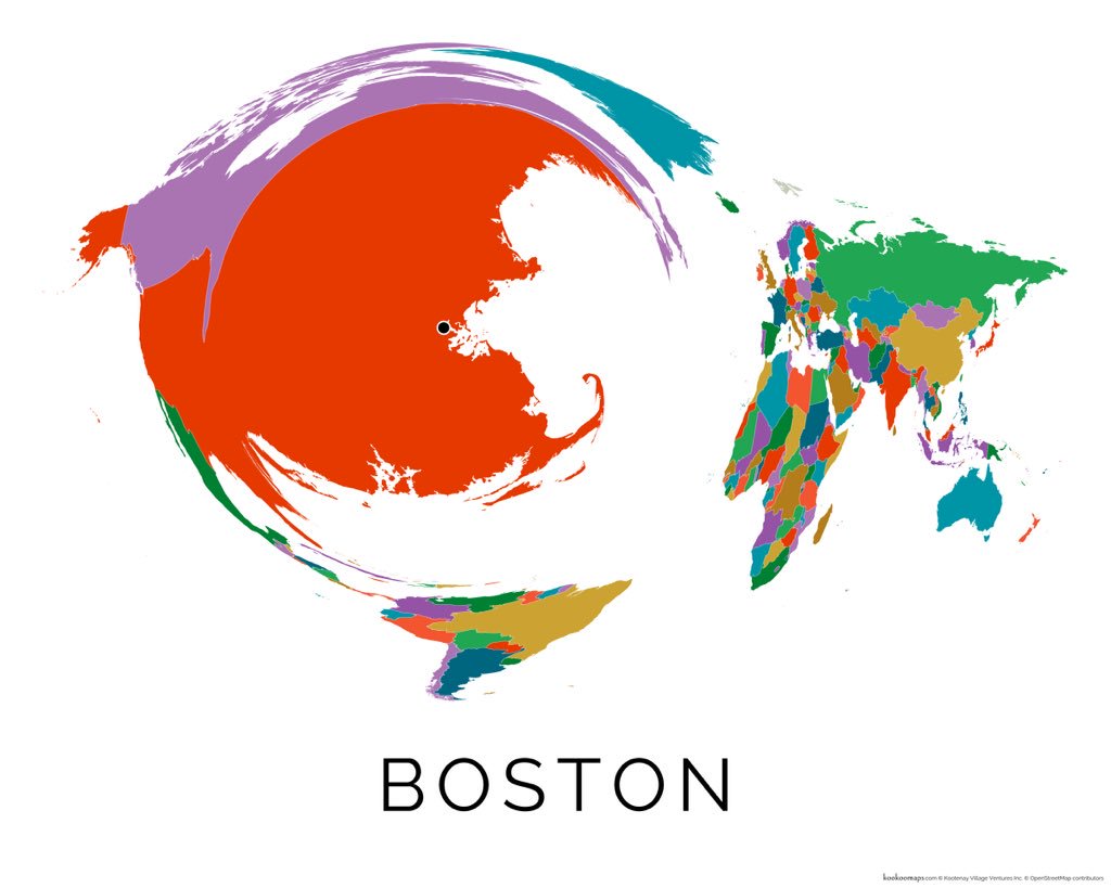 kookoomaps's tweet photo. Vibrant colour scheme for new Art kookoomaps! Go to https://t.co/HtvvF8kXHx to order a poster for _your_ city! #Boston #Massachusetts #Harvard #CambridgeMA #MIT #RedSox #Somerville #Charleston #worldmap #map #maps #mapart #artmap #poster #cartography #custommap #kookoomaps https://t.co/x9aruwXruk