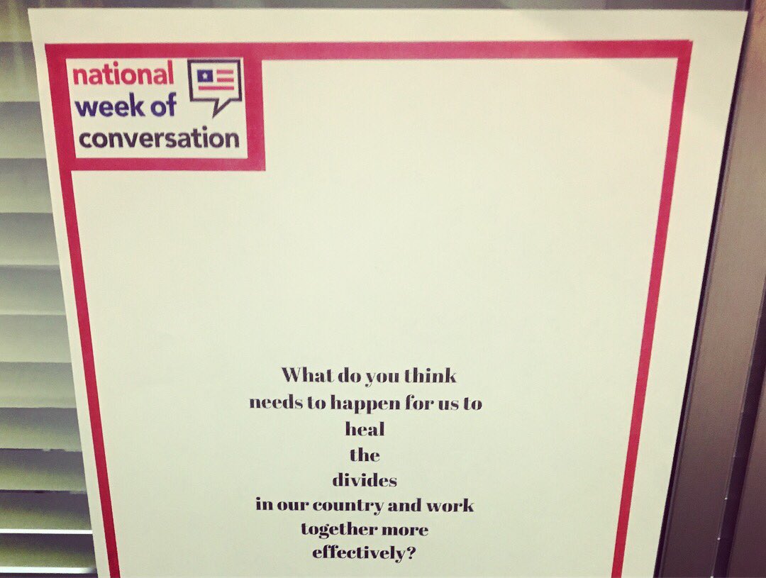 getengagedCSI's tweet photo. National Week of Conversation continues with dialogue on “How should we ensure that people have the food that they need?” Ties into our Earth Day of Service as we work to prepare our community garden on campus for the growing season. #foodinsecurity #listenfirst #NWOC #civicwork https://t.co/NUSwgn1CRm