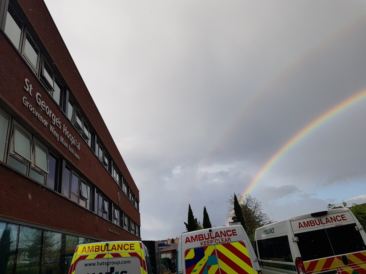 SNCTstgeorges's tweet photo. Hope.
A double rainbow this evening at St George's.
😁 https://t.co/IwZ0TsTDGk