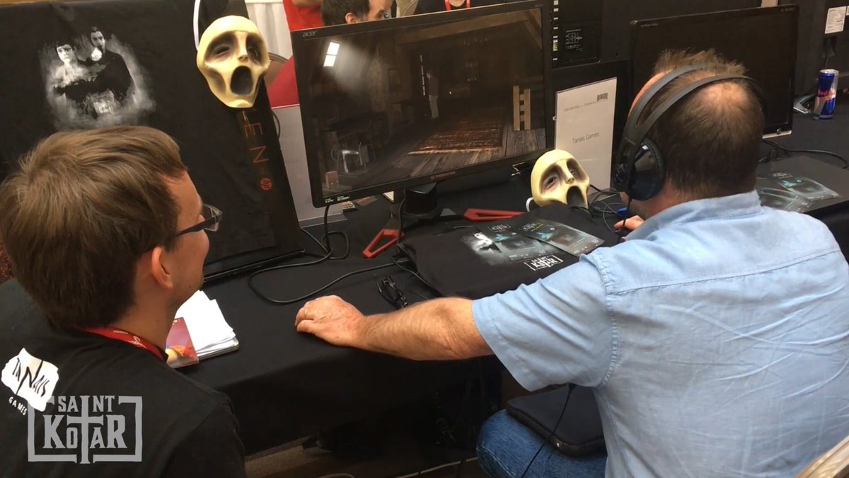 TheMarkEnt's tweet photo. Charles Cecil played #SaintKotar!
Watch the video: https://t.co/3hS4UrrqJO
#TheYellowMask #IndieGame #IndieDevHour #PointAndClick #AdventureGame #RebootDevelop #RebootDevelop2018 https://t.co/n6vSzxOrlq