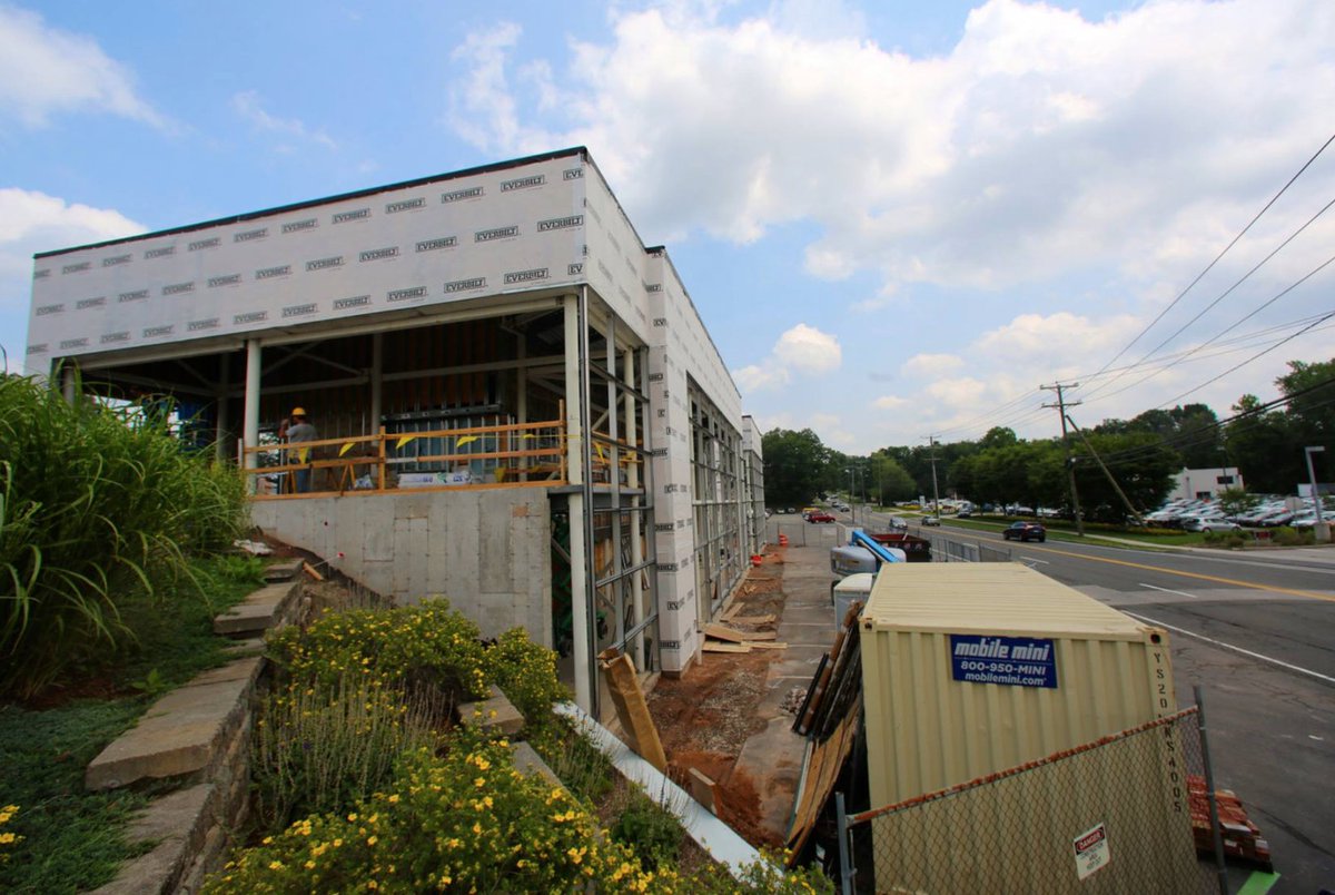 MonacoFord's tweet photo. Remember when our place looked like this?! #monacoford #renovation #construction #transformation #newshowroom #upgrade #familyowned #glastonbury #ct #connecticut https://t.co/DKsbXFamch