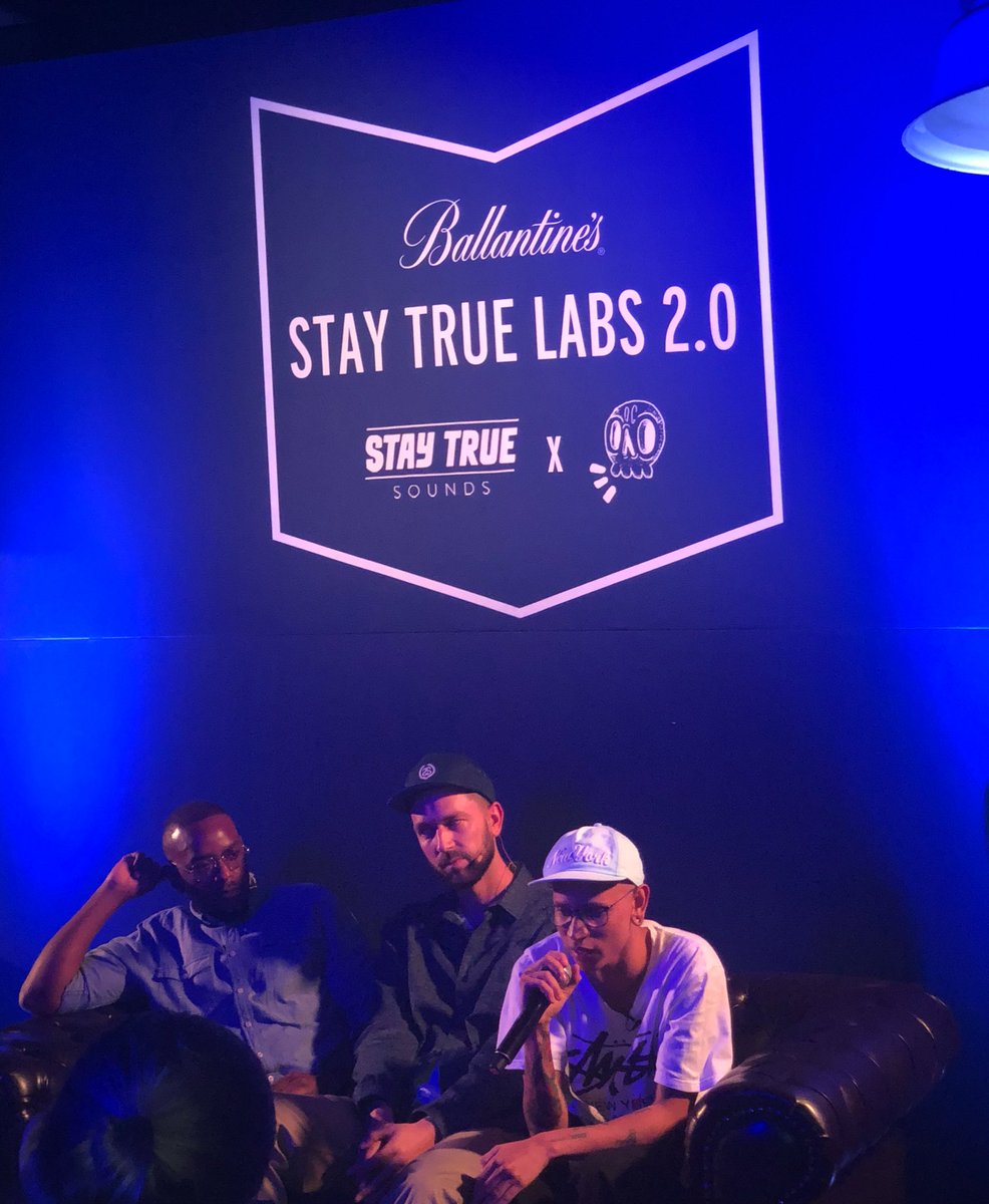 TRACE_Inter's tweet photo. On the panel at #StayTrueLabs @KidFonque @DaevMartian &amp; African Ginger https://t.co/vwZE5mbspL