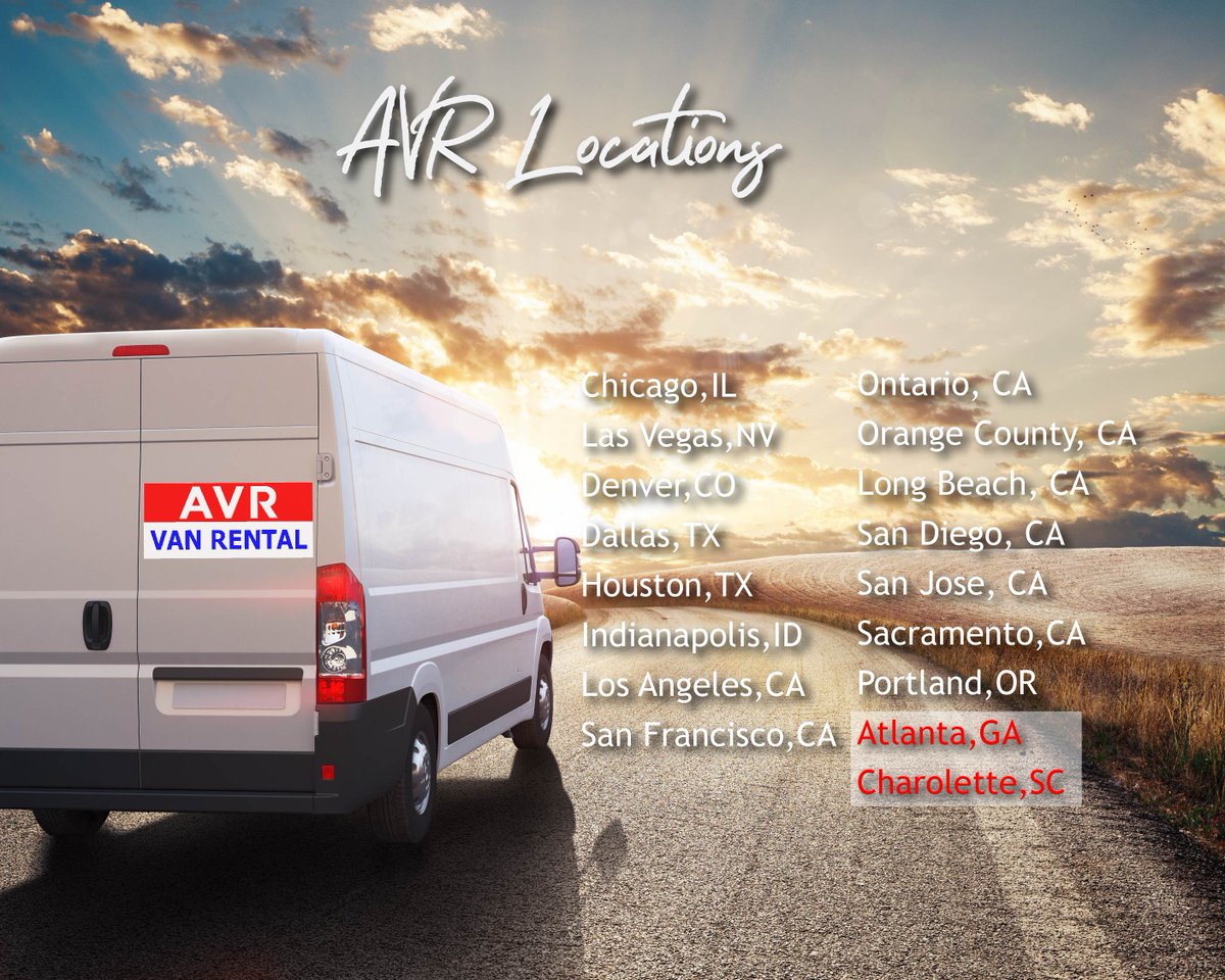 avr van rental coupon