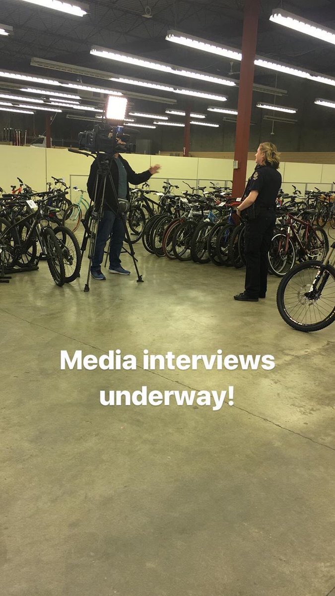 Lots of media interviews at the Vancouver Police Stolen Goods Auction preview today! #media #onsite <a href="/AbleAuctions/">Able Auctions</a> <a href="/VancouverPD/">Vancouver Police</a>