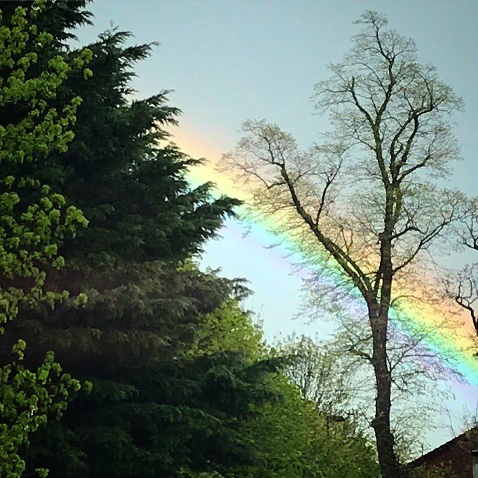 miromedia's tweet photo. A particularly splendid rainbow outside Miro HQ this evening! At least April Showers are good for something, aside forever catching us out-without-brolly 🌈🌦💦☔️ Anyone else spot one?
#rainyday #rainbow #rainbowspotting #WeAreMiro #April #marketingagency #lense #hq https://t.co/VEC0EgRaOT