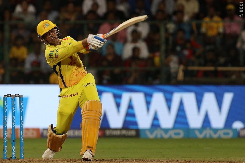 SuryaDevaraj03's tweet photo. @msdhoni WILL FINISH IT OFF IN STYLE #RCBvCSK https://t.co/L6zJrG6K0g