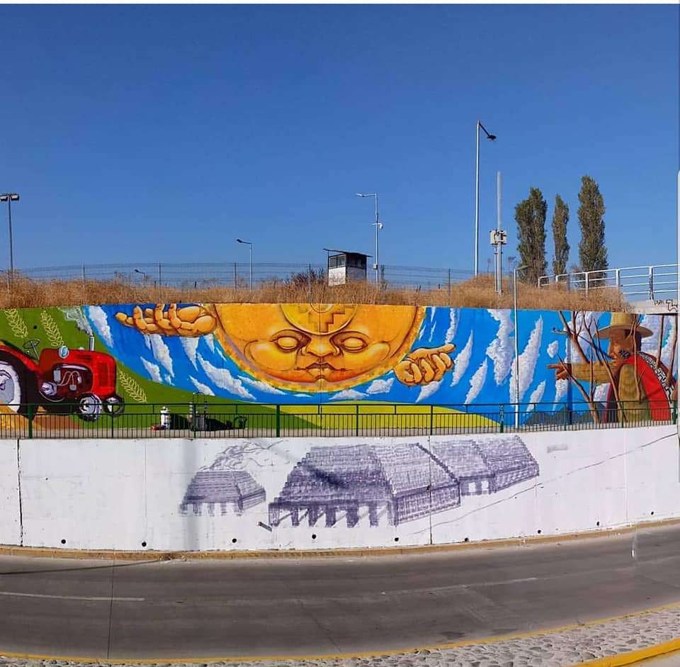 [AVANCE] Queda poquito... muy poquito 🤗

¿Viste como ha avanzado el Mural de #LoMarcoleta? 😃

Orgullosos de nuestros 10 artistas quilicuranos, voluntarios y "Mono" González que están realizando el muro más grande de Chile 👏👏👏

#MuralQuilicura #MuralLoMarcoleta #Quilicura