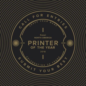 SappiNA's tweet photo. The call for entries for our 20th and final year of the #PrinteroftheYear Awards is open! Learn more and submit your best work here: https://t.co/KyHEFKU3iN https://t.co/Nlq7APQoh6