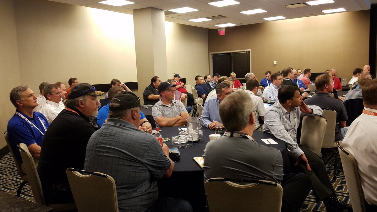 NTCAconnect's tweet photo. Full room, ready to to get more ideas on how to prepare for cybersecurity with the #CyberWise workshop at #IPVision18 https://t.co/l0L26BDQVB