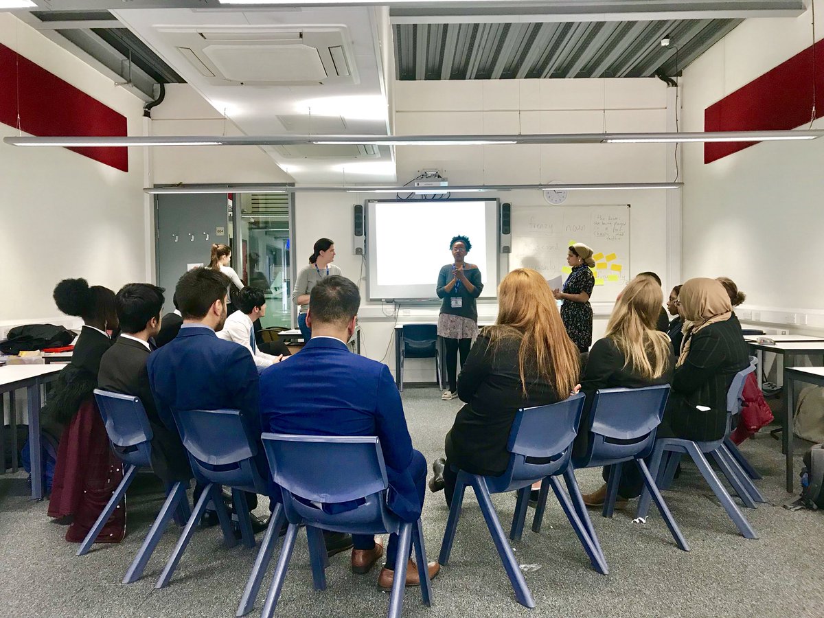 A great start to our five week “We Speak” course, delivered to our Medsoc by <a href="/speaking_out/">Women Speaking Out</a> - building presentation skills and helping students be confident in their voice. Looking forward to visiting <a href="/ucl/">UCL</a> and finally presenting to Imperial medics.  #mossbourne #futuremedics