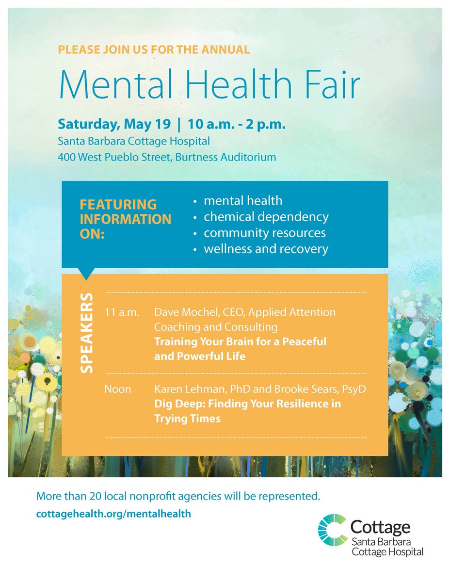 Cottage Health On Twitter Join Us For Our Annual Mental Health