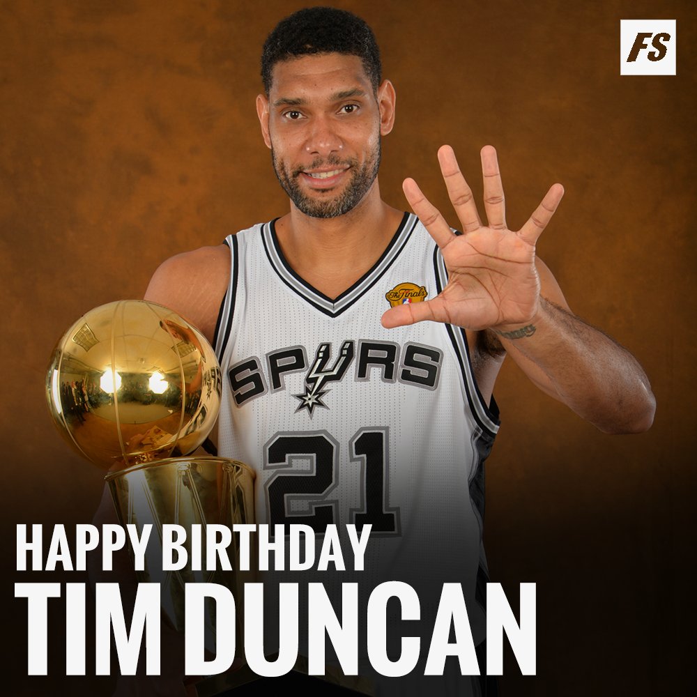 FanSided on Twitter: "Happy 42 Birthday Tim Duncan! · 5× champion (1999, 2003, 2007, 2014) · 3× #NBAFinals MVP (1999, 2003, 2005) · 2× NBA Most Valuable Player (2002, 2003) · 15× #NBAAllStar (1998, 2000–2011, 2013, 2015) · NBA All-Star Game ...