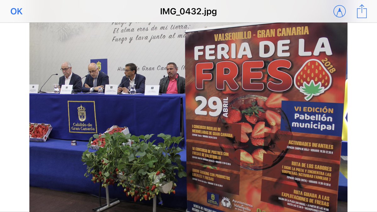 AMoralesGC's tweet photo. Riquísimas las fresas de Valsequillo. La Feria del día 29 es una buena oportunidad para comprobarlo. https://t.co/rpyC3rWWeh