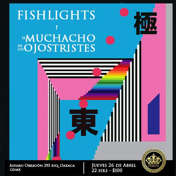 elimperialclub's tweet photo. ¡YA MAÑANA! @fshlghts y @ElOjos_Tristes llegan al #ElImperial10 tomados de la mano para compartir una noche especial llena de música y buena onda. 👬✨
----
Jueves 26 de abril
22 hrs - $100
+18 con ID oficial https://t.co/FFyVHWiMTK