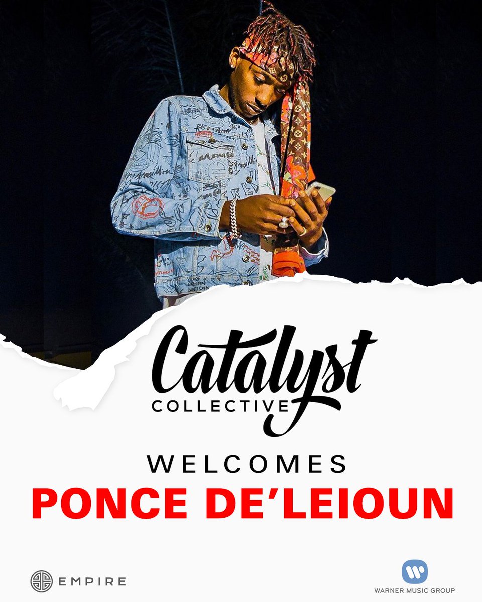 Catalyst Collective welcomes @PonceDeLeioun to the family 

New single release on the way!