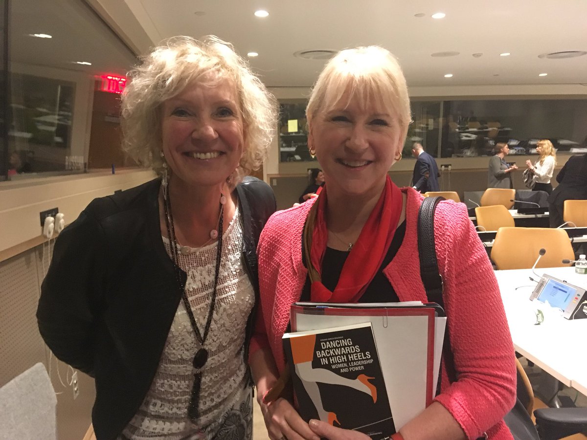Wouter_Dol's tweet photo. Great supporter for female empowerment @margotwallstrom thrilled to receive #dancingbackwards book on women, power and #politics from @SimoneFilippini @WeAreNIMD Lots to be done still, also for #sustainingpeace #peace72 @SwedenUN @SweMFA @NLatUN @SigridKaag @minbuza https://t.co/60DlHjLxLP