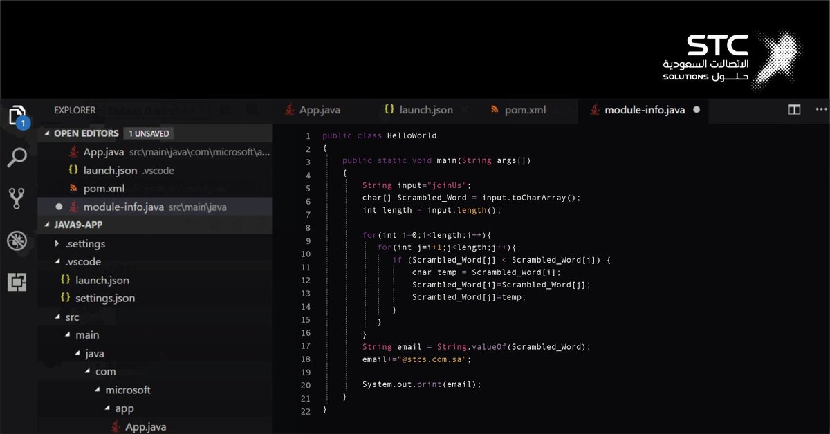 ITGraduates's tweet image. Born to #code?
Figure out the right email and send your CV to get a chance to be part of stc solutions @STCSolutions team.
#KeepOnCoding
