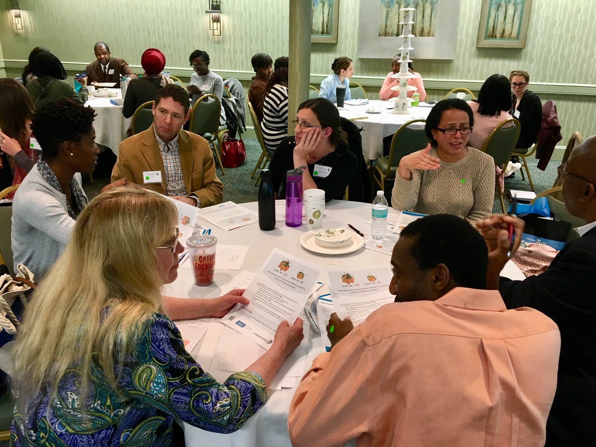 CarmenShorterDC's tweet photo. Had a great time co-facilitating #humaninsights workshop w/ @prosperitynow colleague @pchanTweets. #FinancialEducators are amazing learners! #MDFinEdSummit https://t.co/8BCXc4lx3T