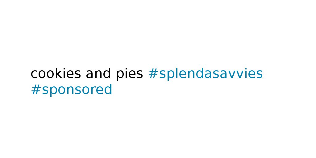 apleezaa's tweet photo. What recipes are you interested in making with SPLENDA® Sweeteners? #splendasavvies #sponsored https://t.co/Ute6M6qwy6