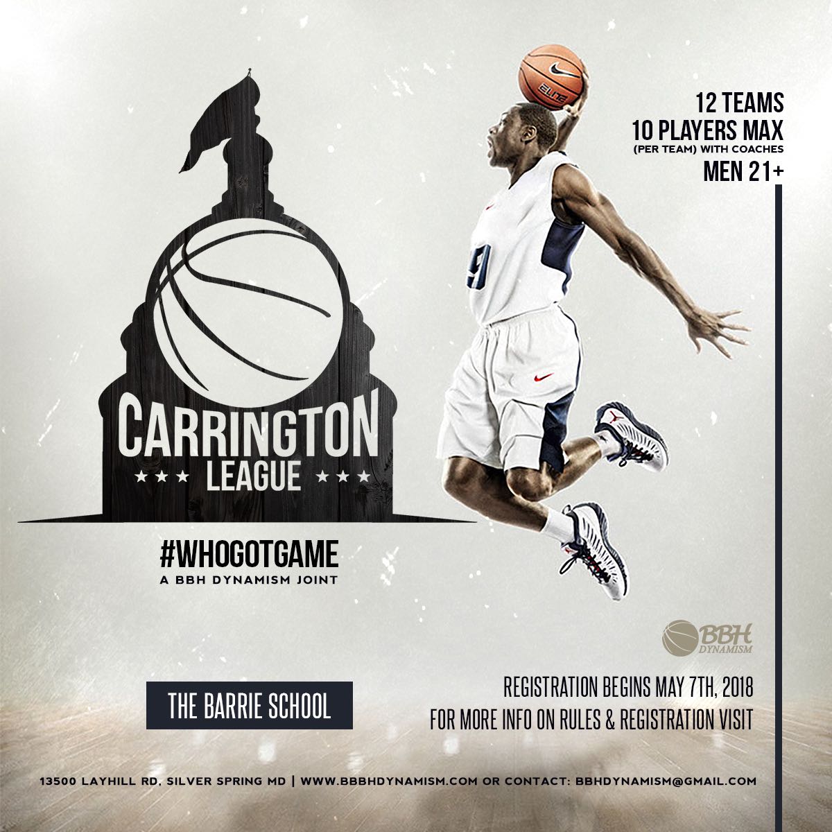 BBH_DYNAMISM's tweet photo. We're Back!!!! #TheCarringtonLeague *A #BBHDYNAMISM Joint* returns this Summer 2018 πππ #WhoGotGame ...Registration begins May 7th, 2018 https://t.co/ZoWxyWK1w1