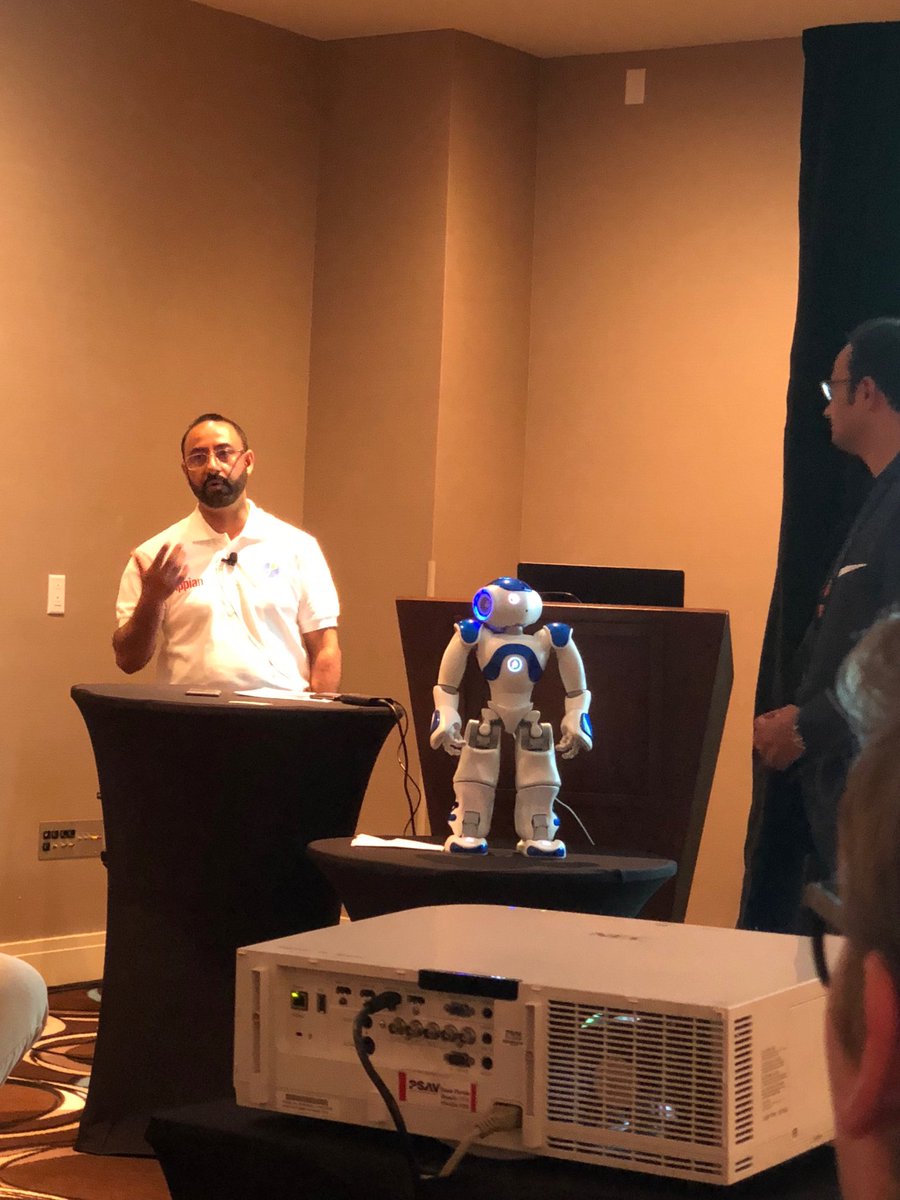 Persistentsys's tweet photo. Our session "Man vs. Machine" was houseful at #AppianWorld! #ICYMI, meet our experts @_RahulDubey and @preetpald at booth #3 for insights. #PersistentatAW18 @Appian #IBA https://t.co/UerPydaVuI