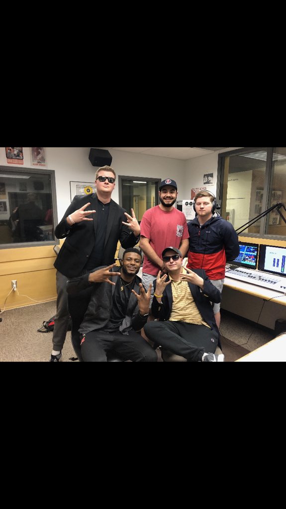 WCT1Official's tweet photo. Big thanks again to Husker wide receiver Stanley Morgan (@Thekidstan) for coming on the Cooler last night!  We learned a lot about Nebraska’s future with Frost and Stanley also lied by saying he’s never eaten chocolate.  Thanks again for the cup! #WCT 💦💦💦 https://t.co/pF85uLwtw0