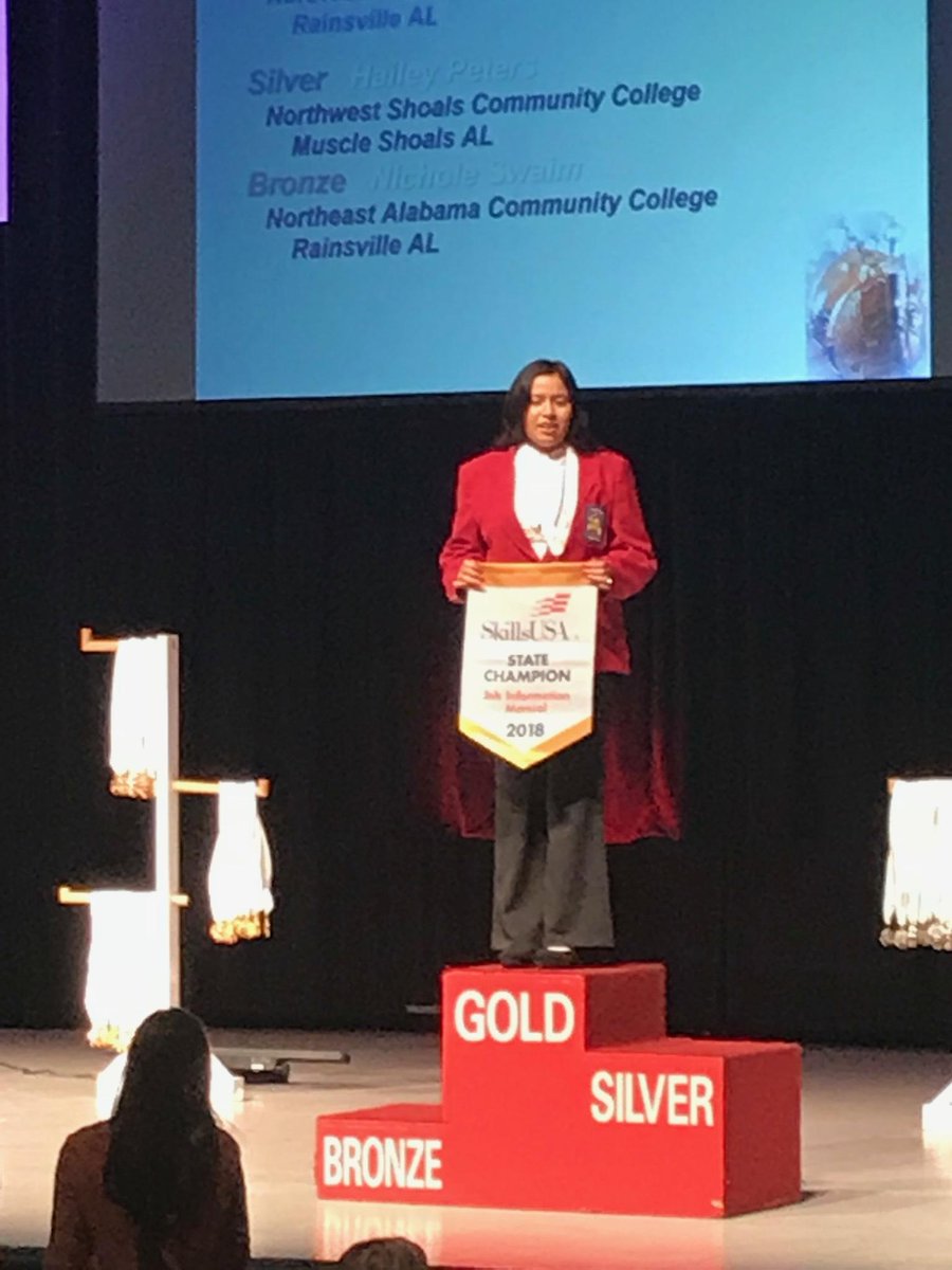 Faulkner Career Tech (@faulkner_ctc) on Twitter photo Even before I started, I knew I could win
Kayla Hernandez from <a href="/MGM_Academy/">MGM ACADEMY OF EXCELLENCE</a> won 1st place 🥇 in Job Information Manual at <a href="/SkillsUSA_AL/">SkillsUSA Alabama</a> state competition!
We are so proud!!!
<a href="/Careertechmob/">Mobile Career Tech</a> <a href="/MarcieMcNeal/">Marcie McNeal</a> Even before I started, I knew I could win
Kayla Hernandez from <a href="/MGM_Academy/">MGM ACADEMY OF EXCELLENCE</a> won 1st place 🥇 in Job Information Manual at <a href="/SkillsUSA_AL/">SkillsUSA Alabama</a> state competition!
We are so proud!!!
<a href="/Careertechmob/">Mobile Career Tech</a> <a href="/MarcieMcNeal/">Marcie McNeal</a>