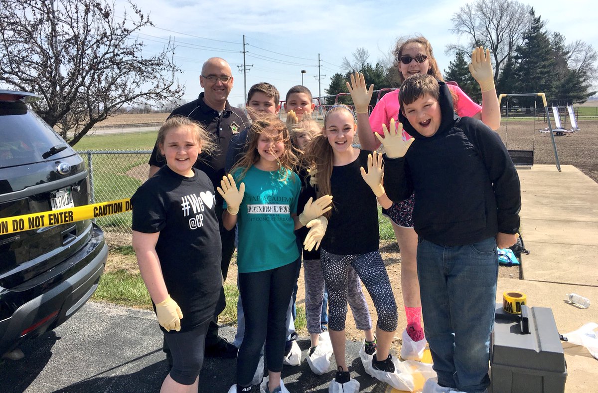 clintonsheriff's tweet photo. Every Wednesday in the month of April, @pto_cp hosts Enrichment programs @CPElem to educate students in special areas. Deputies from CCSO taught Special Ops classes including Drone, CSI, K9 &amp; SWAT. Lt Jerrad Blacker, Sgt Dan Roudebush &amp; Sgt Ryan Ashlock each taught students. https://t.co/Sq6Aj4VqwB