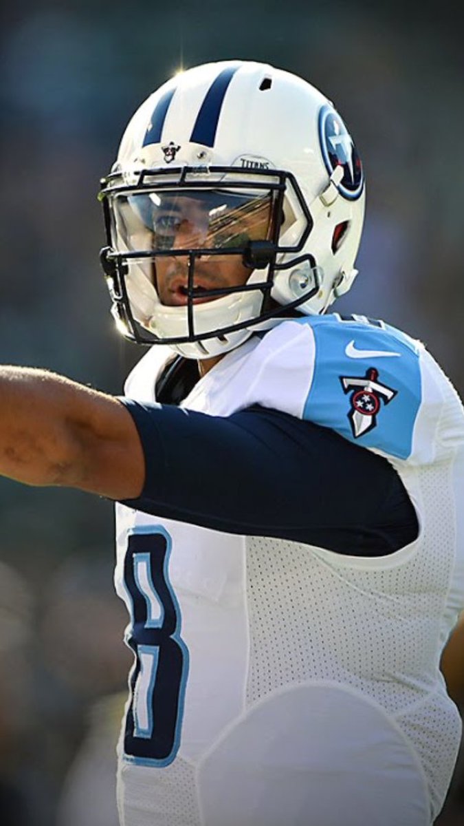 Helmet Stalker on Twitter: "Titans QB Marcus Mariota is now using a