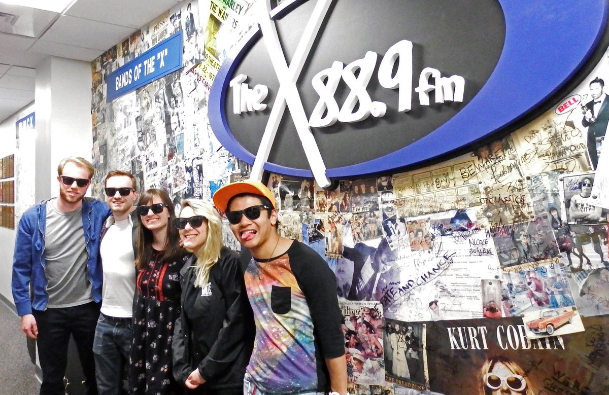 Thank you so much to Joy from <a href="/WMCX/">WMCX 88.9FM</a> for having us Monday night! ‘Twas a blast. Also thank you for the bomb af shades 😎