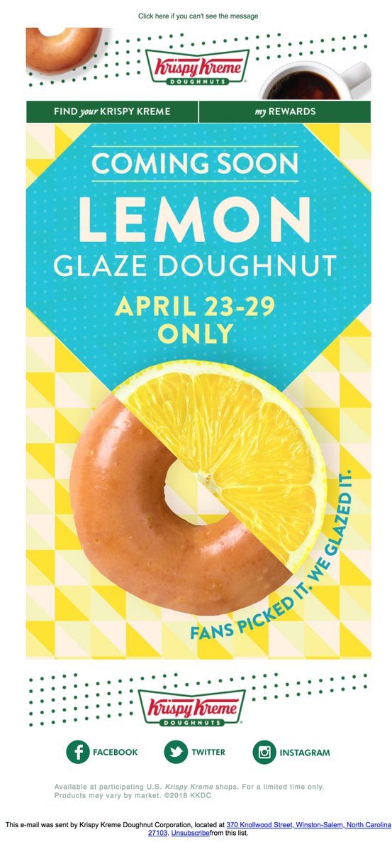 Some tasty marketing from <a href="/krispykreme/">Krispy Kreme</a> #htmlemail htmlemailgallery.com/gallery/krispy…
