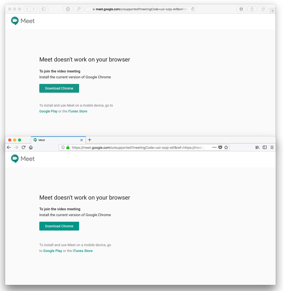 “Chrome only” is not the web.