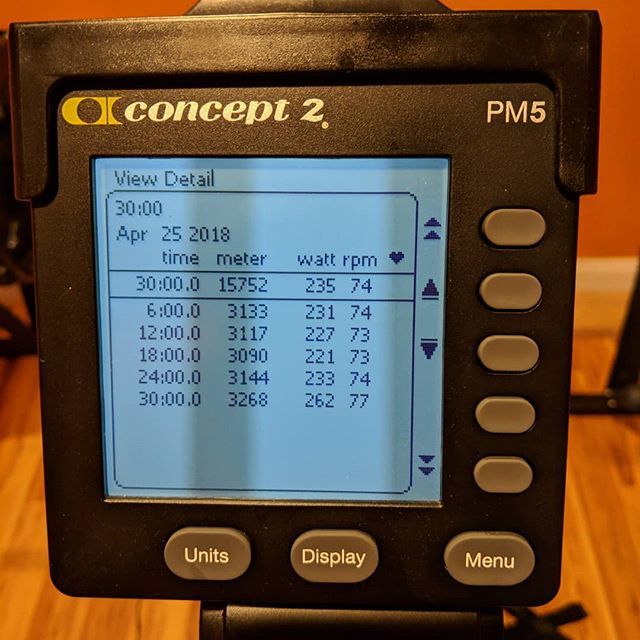 ocr_dad's tweet image. One of the best things about the bikeerg is new pbs.

#concept2 #bikeerg #personalbest