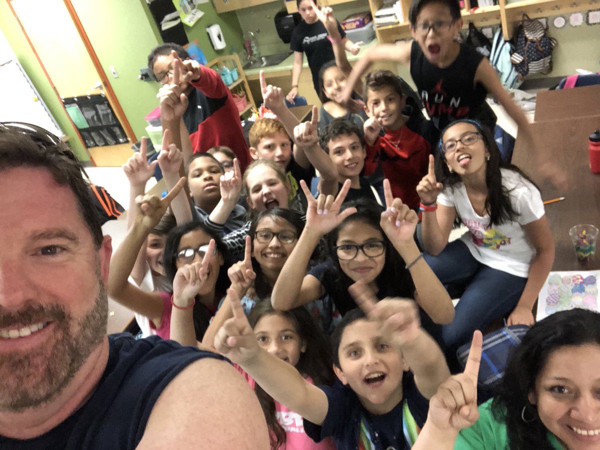 Henderson5th's tweet photo. Ms. Rendon’s class took 1st place during Henderson’s Field Day today. They’re champs every day!!!! #NISDInspired #hendersoninspired https://t.co/6mDeIAsdxW