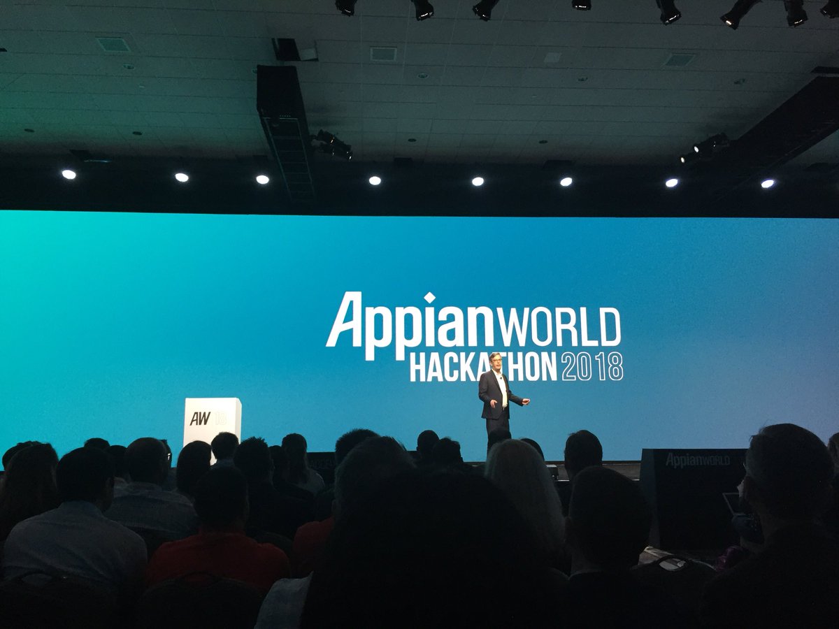 processrambling's tweet photo. Michael Beckley (@AppianCTO) kicking off the final session of #AppianWorld https://t.co/JviRY5alfT
