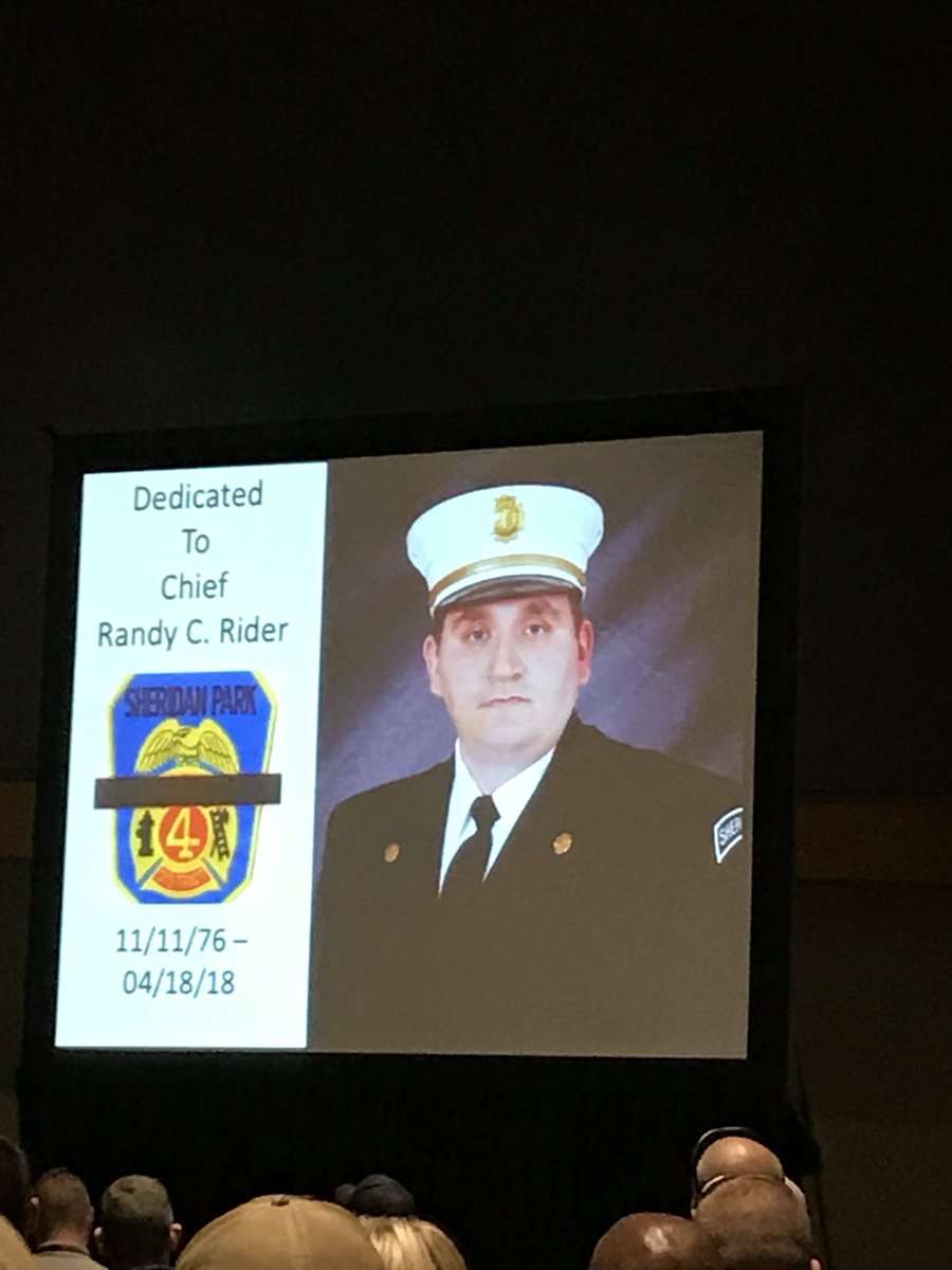 FirstLineLead's tweet photo. Pretty classy move @SeanEagen dedicated his Engine Company class at @FDIC to Randy Rider from @sheridanprkfire. #FDIC2018 https://t.co/96odwI6w8B