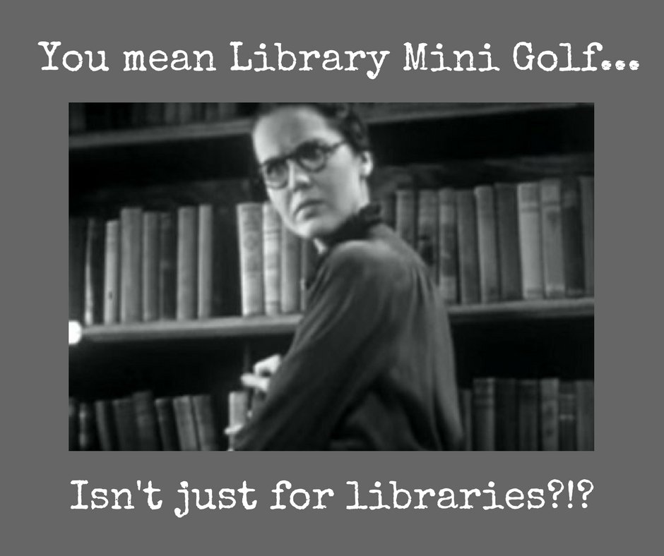 LibraryMiniGolf's tweet image. That&apos;s right... We started with #libraries, but we can bring our portable, customizable golf courses to #schools, #universities, #museums, #churches, or any other #non-profit organization.