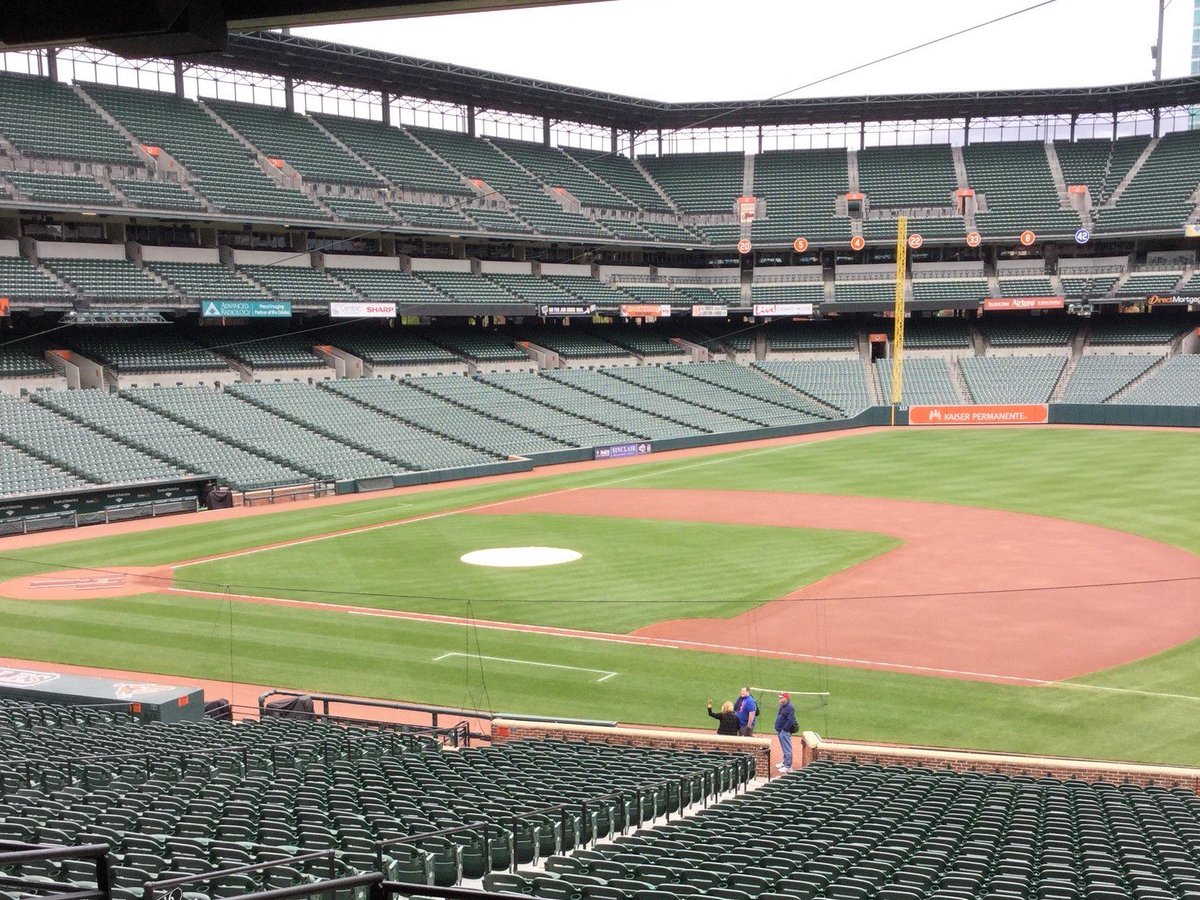 MidmarkMedical's tweet photo. Two weeks until #VUE18 - we'll be attending a baseball game at Camden, and these are our seats. Not bad, huh? Go @Orioles! https://t.co/2KDldj4tvG