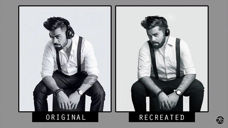 TheRajatDecoder's tweet image. If there is a biopic of @imVkohli ever made, @TheRajatCode You should be casted to play his character. (This will be my dream)😌
This is just awesomeeeeee! 
Directors of Bollywood, ARE YOU LISTENING TO ME? 😍