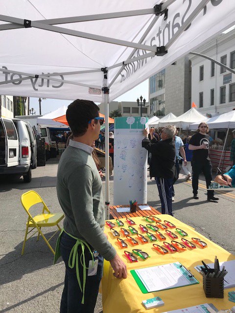 santamonicacity's tweet photo. Good bye for today, but see you tomorrow! The next #SaMoParksMasterPlan Pop-Up is tomorrow at the Swim Center 3:30 - 5:30. Talk #SaMoParks and win prizes! Can't make it, take the survey online at https://t.co/iLEvou5D13 https://t.co/46MmLn3jNH