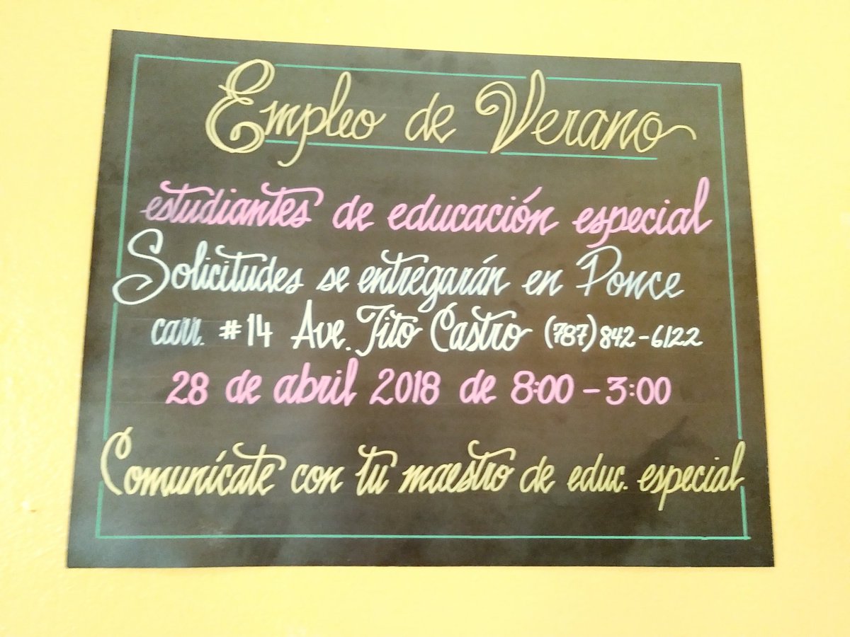 EscLCR's tweet photo. Estudiantes de EE de 16 años o mas interesados en solicitar empleo para verano. https://t.co/UaoIvHiFfS